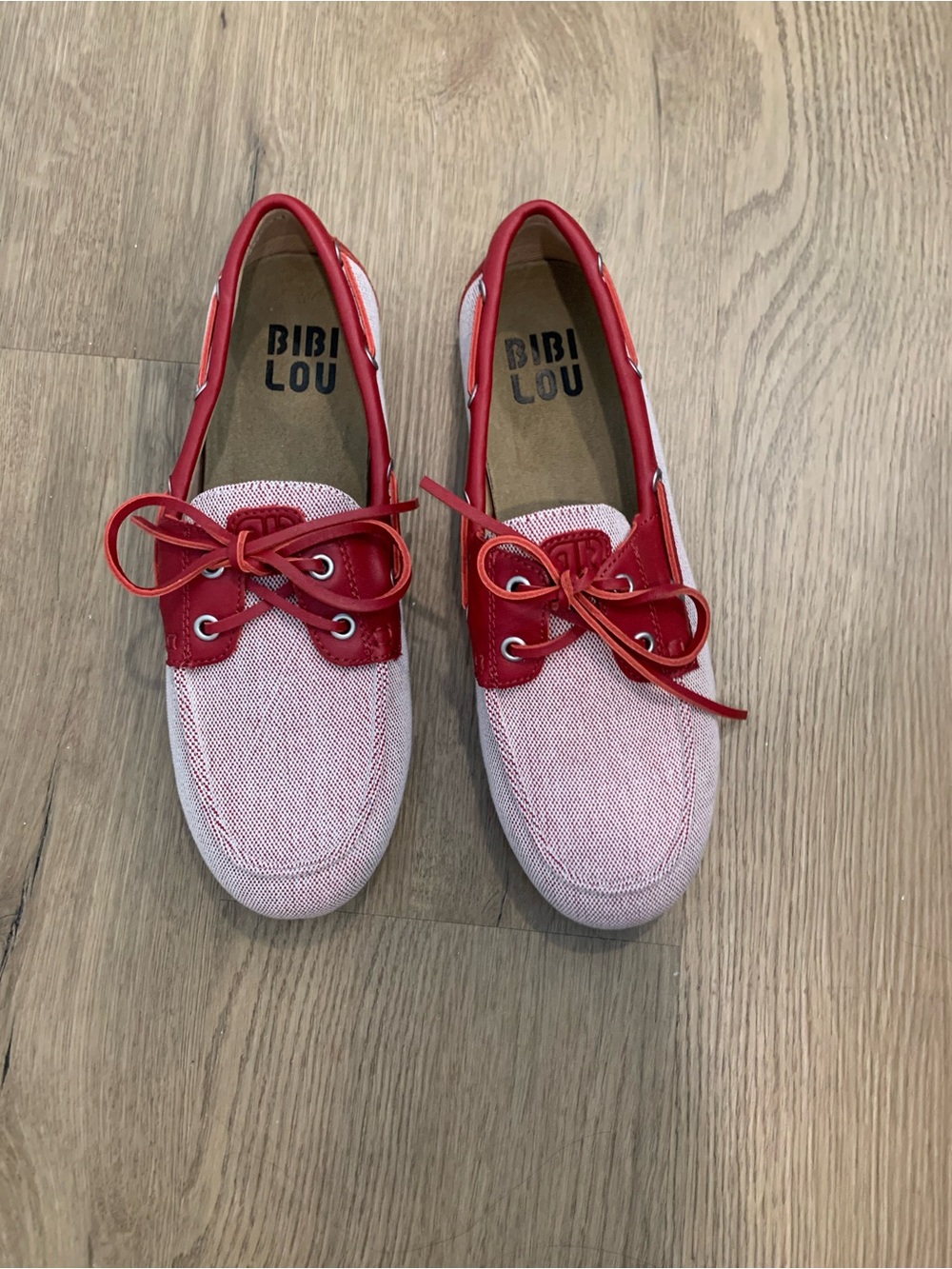 NWOB Anthropologie Bibi Lou boat shoes size 9/40 classy sailor preppy Nantucket - Picture 4 of 8